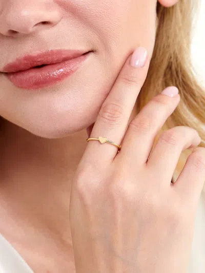 Devata Heart Ring In Gold