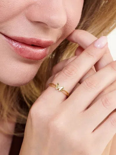 Devata Butterfly Ring In Gold