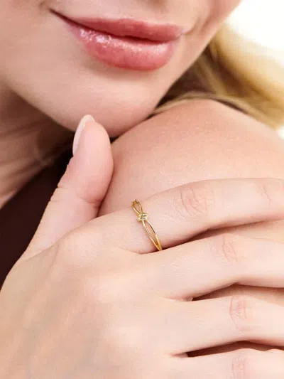 Devata Knot Ring In Gold