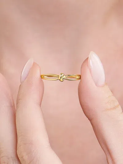 Devata Knot Ring In Gold