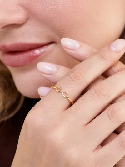 Devata Infinity Ring In Gold