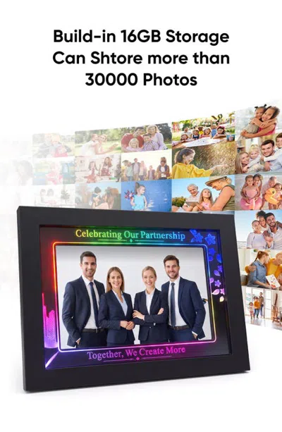 Eco4life 10.1 Inch Ips Touch Screen Rgb Light Wifi Digital Picture ...