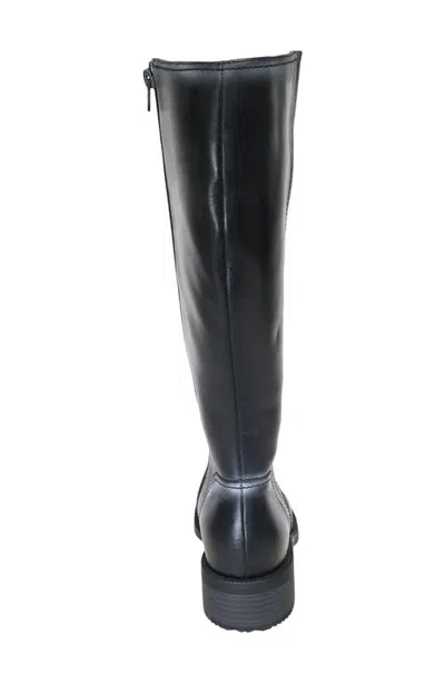 David Tate Sahara Leather Knee High Boot In Multi