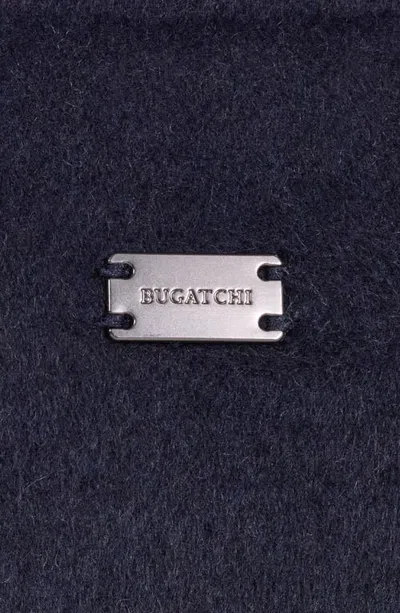 Bugatchi Wool Blend Bomber Jacket In Blue