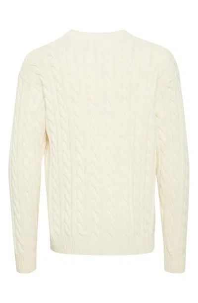 Solid ! Malcolm Cable Knit Sweater In Pristine