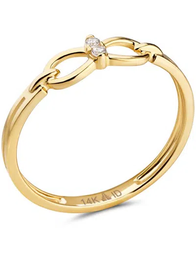 Devata Infinity Ring In Yellow Gold