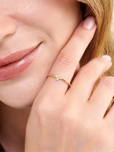 Devata Flower Ring In Gold