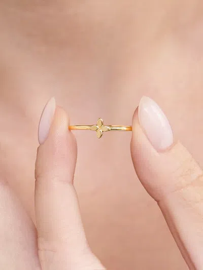 Devata Flower Ring In Gold