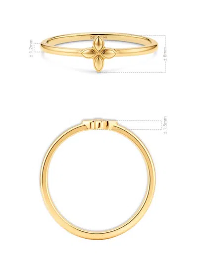 Devata Flower Ring In Gold