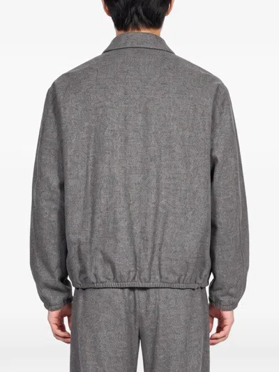 Ssstein Zip-up Collared Jacket In Multi