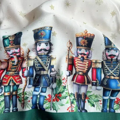 Threadmade Royal Nutcracker Tablecloth In Multi
