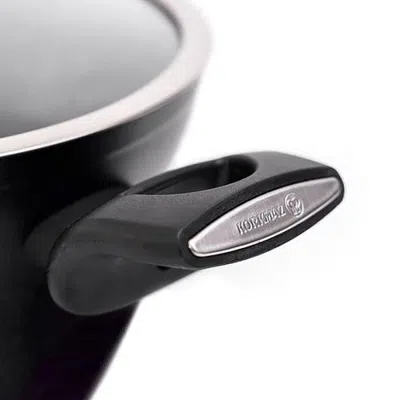 Korkmaz 2 Piece 4.6 Liter Alumium Nonstick Casserole Dish In Black ...