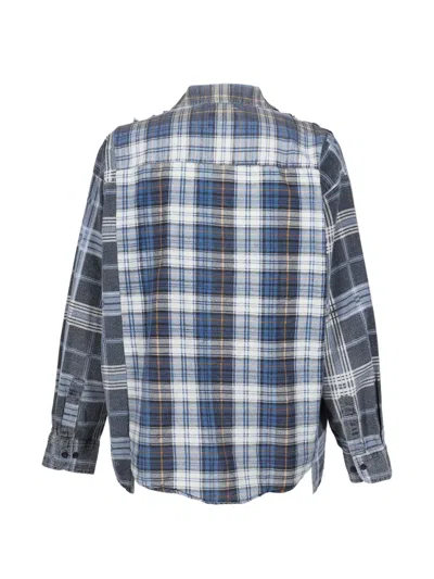 PATCHWORK FLANNEL SHIRT
