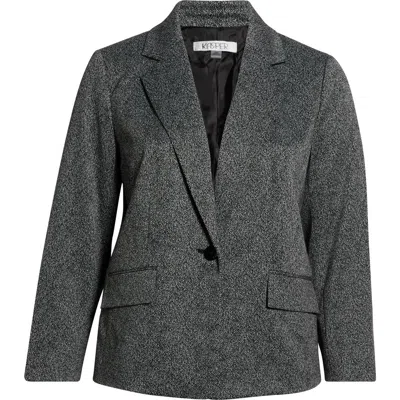 Kasper One-button Blazer In Gray