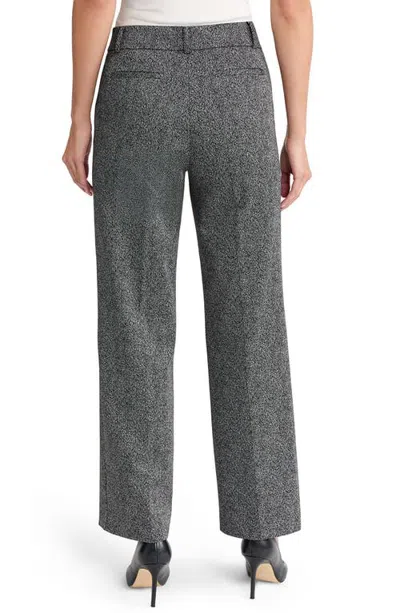 Kasper Pull-on Wide Leg Pants In Gray