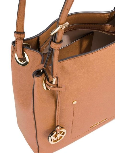Shop Michael Kors Large Walsh Tote Bag In Neutrals