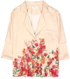 LPA Printed silk-blend blouse