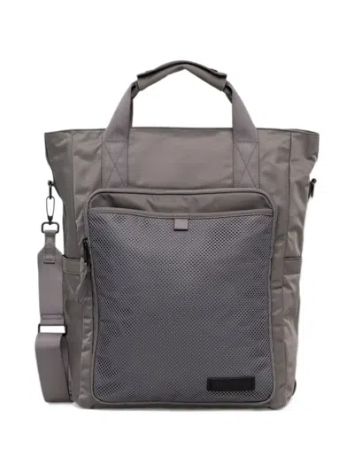 Marc O'polo Mesh-panel Backpack In Gray