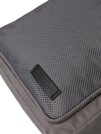 Marc O'polo Mesh-panel Backpack In Gray