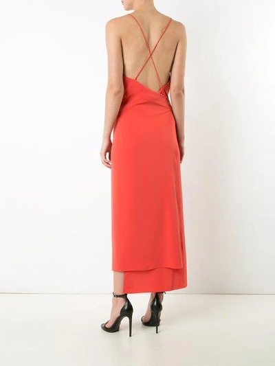 Shop Alexis Cross Back Slip Dress