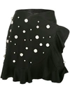 DODO BAR OR embellished ruffle skirt,DRYCLEANONLY