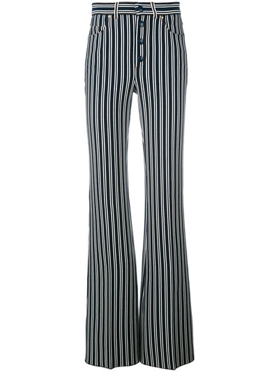 Sonia Rykiel Striped Flared Trousers