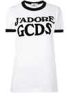 GCDS 'J'adore GCDS' T-shirt,MACHINEWASH