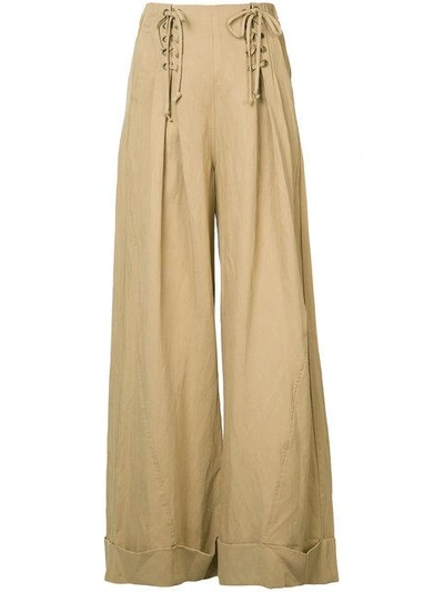 Shop Ulla Johnson Wide-leg Trousers