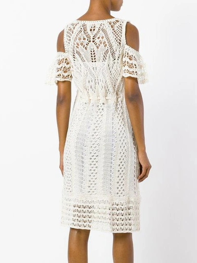 Shop See By Chloé Crocheted Cold Shoulder Dress