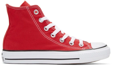Converse Red Classic Chuck Taylor All Star Ox High-top Sneakers