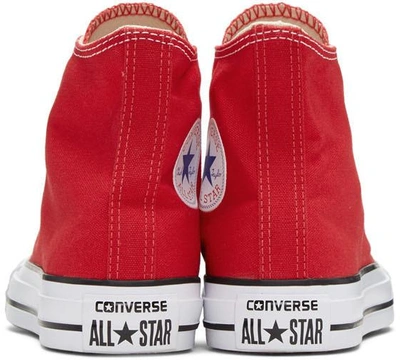 Shop Converse Red Classic Chuck Taylor All Star Ox High-top Sneakers