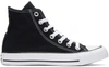 CONVERSE Black & White Classic Chuck Taylor All Star OX High-Top Sneakers