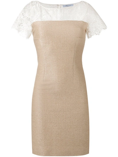 Blumarine Lace-panelled Dress