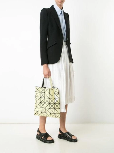 Shop Bao Bao Issey Miyake Lucent Tote - Yellow