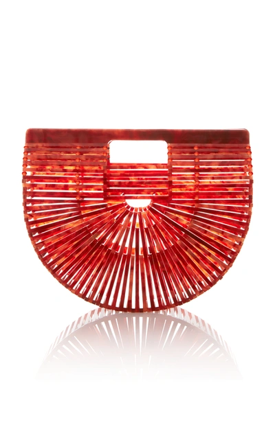 Shop Cult Gaia Small Acrylic Ark Bag In Red