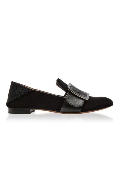 Bally M'o Exclusive: Janelle Buckle Slipper In Black