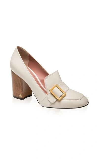 Bally M'o Exclusive: Janelle Buckle Pump In White
