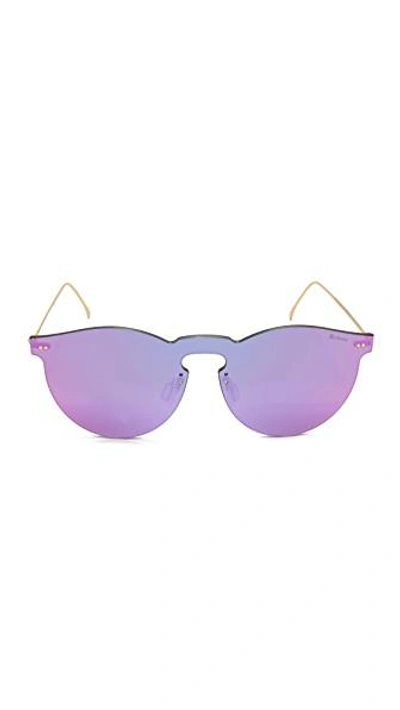 Shop Illesteva Leonard Mask Sunglasses In Pink/pink