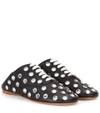 ACNE STUDIOS Mika Stone leather lace-up slippers