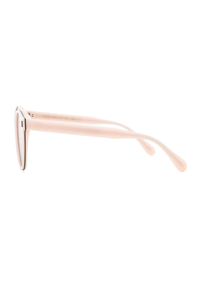 Shop Illesteva Amalfi In Blush. In Pink With Silver Flat Lenses