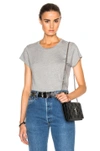Re/done 1950's Boxy Tee In Gray