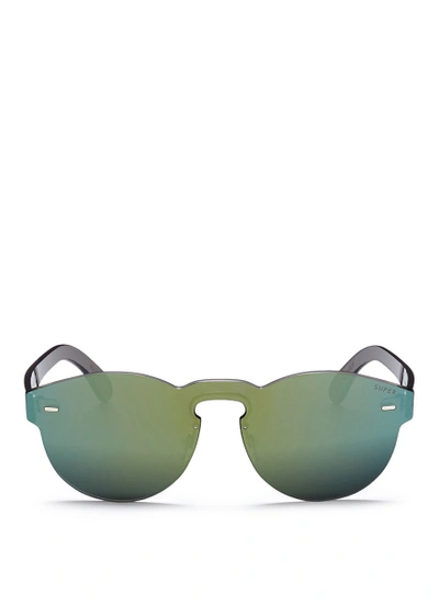 Shop Super 'tuttolente Paloma' Rimless All Lens Mirror Sunglasses