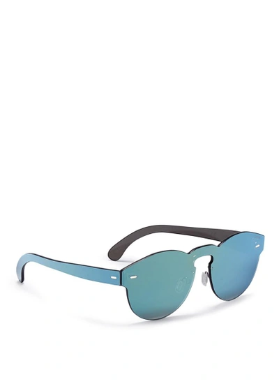 Shop Super 'tuttolente Paloma' Rimless All Lens Mirror Sunglasses