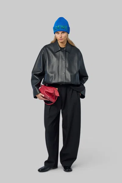 Loewe Drawstring Jacket In Black