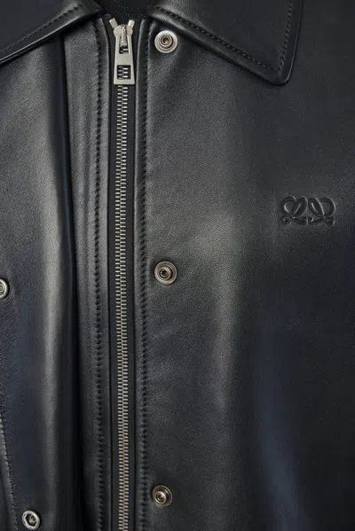 Loewe Drawstring Jacket In Black
