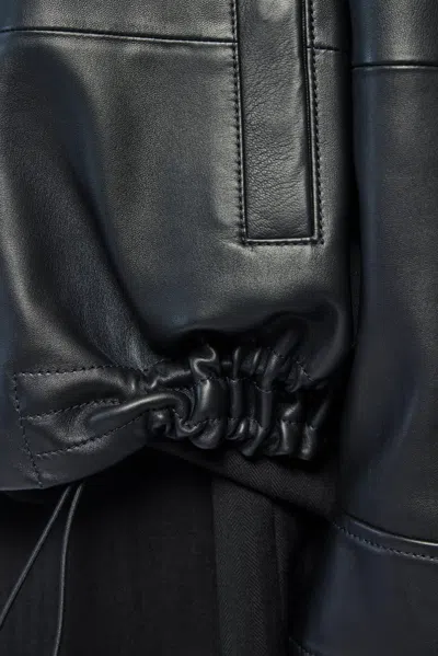 Loewe Drawstring Jacket In Black