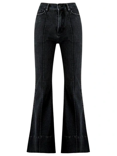 Shop Amapô High Waist Flared Jeans - Black