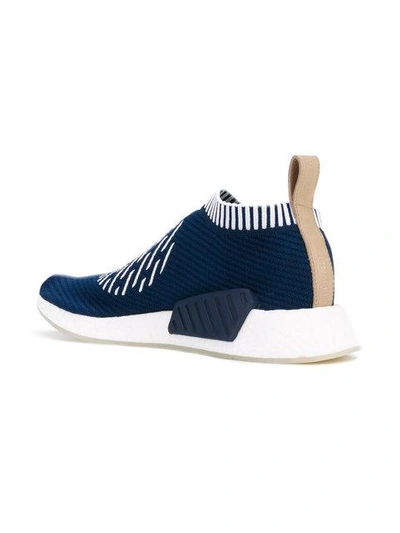 Shop Adidas Originals Nmd_cs2 Primeknit Sneakers In Blue