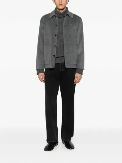 BUTTON-UP PATCH-POCKET JACKET