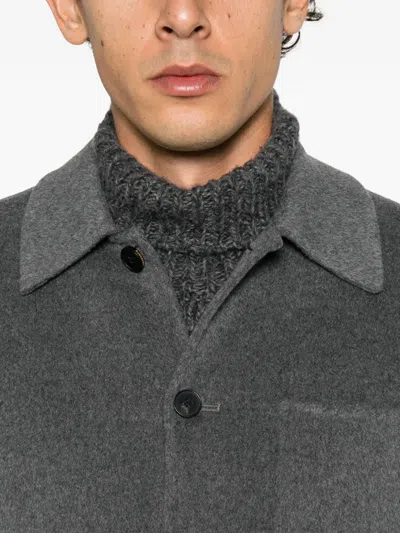 BUTTON-UP PATCH-POCKET JACKET